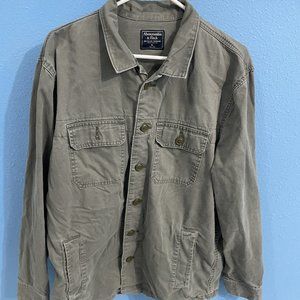 Abercrombie Army Jacket Size Large